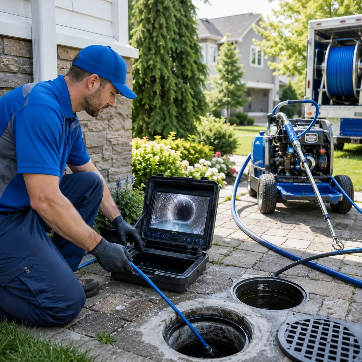 Outdoor drain cleaning professionals serving Meeker, OK